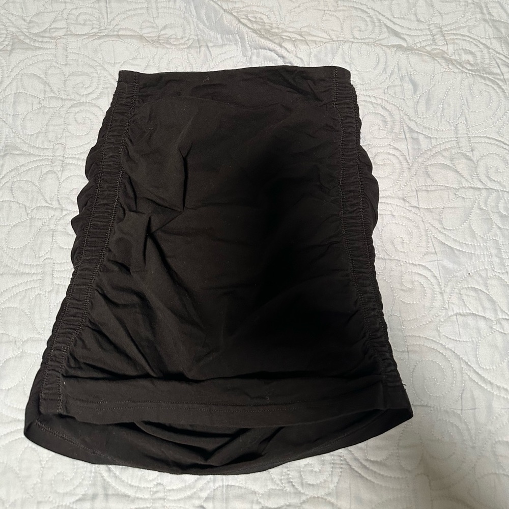 Aritzia TNA mini ruched pencil skirt 2XS